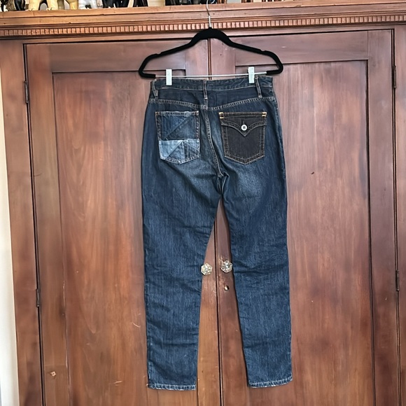 Designer Patchwork Jeans 70s Inspired S - Picture 5 of 13